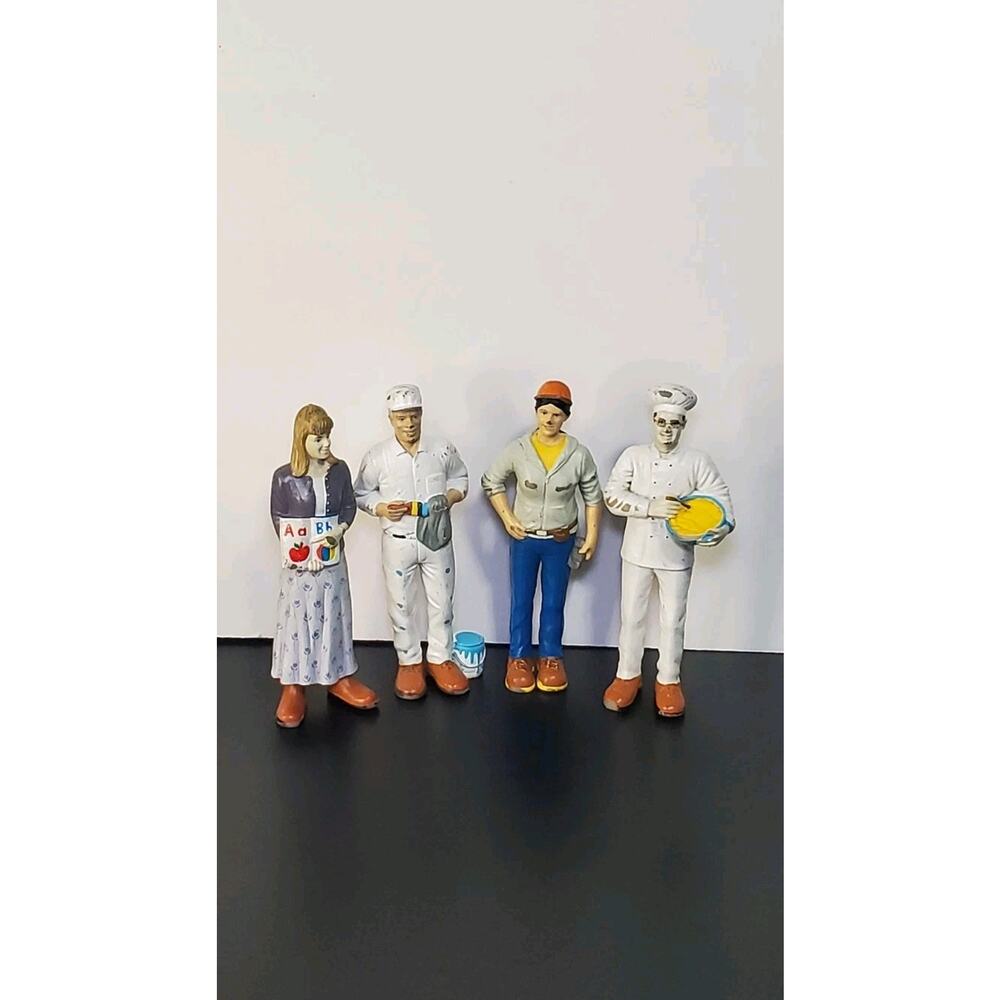 Lot Of 4 Lakeshore Learning Community Block Play People Toy2